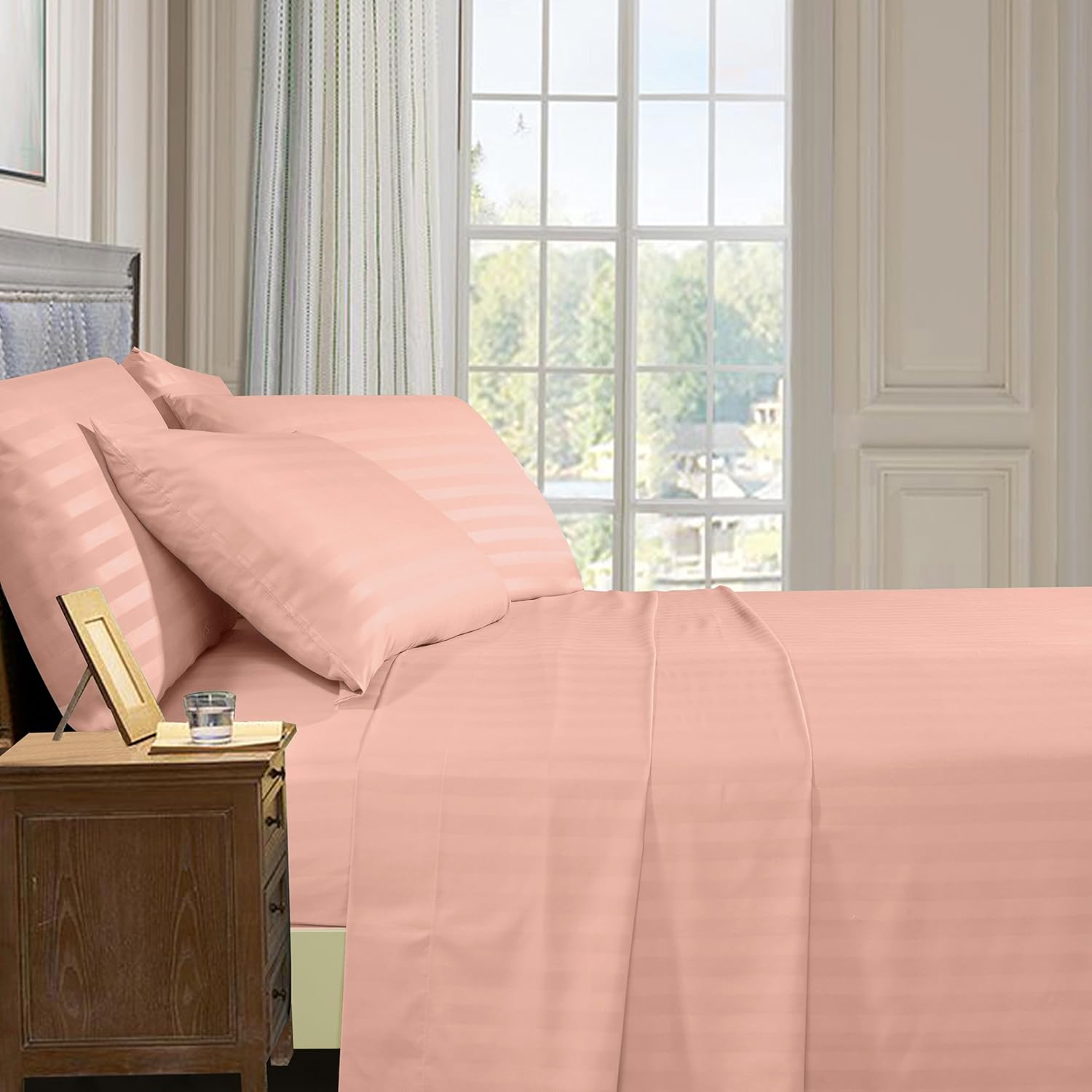 6-Piece King Sheet Set - Deep  - Bed Sheet Microfiber ulasan dan harga