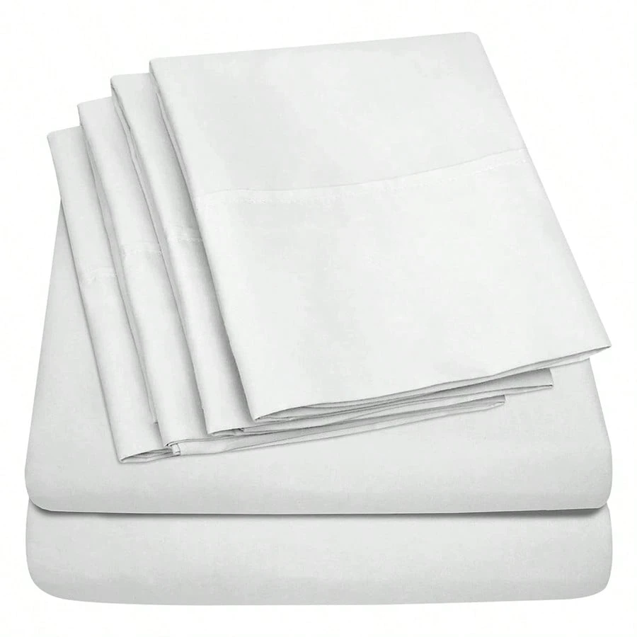 6-Piece Super Soft Deep Pocket - Bed Sheet Microfiber ulasan dan harga